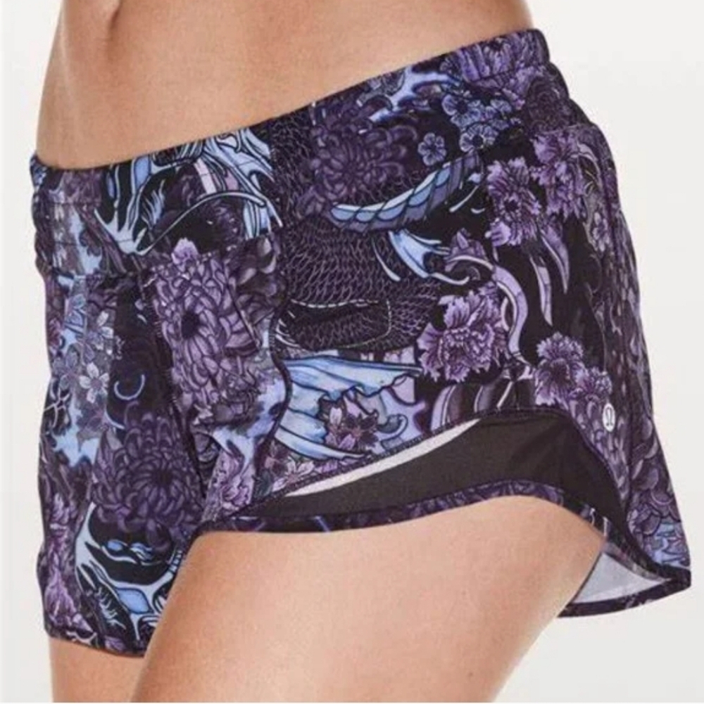 Lululemon Multi Purple Hotty Hot II Memoir Short 4